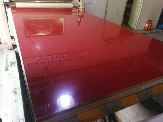 classic color high gloss PET mdf for  kitchen cabinet panel