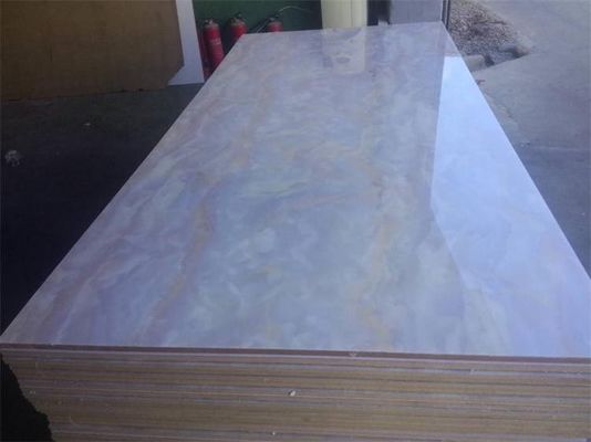 4*8  scratch resistant  Gloss marble color acrylic high gloss MDF