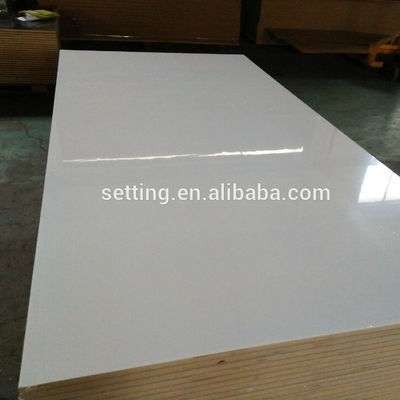 acrylic face pvc foam board in water -proof ,light weight for wardrobe ,sliding doors
