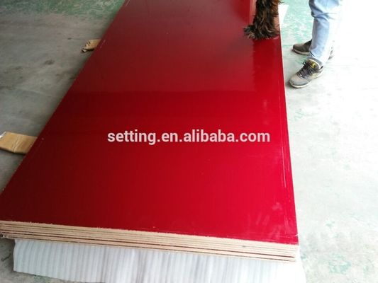acrylic face pvc foam board in water -proof ,light weight for wardrobe ,sliding doors