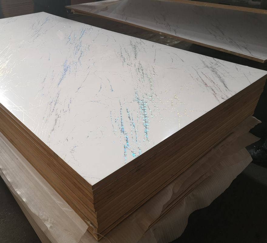4*8  scratch resistant  Gloss marble color acrylic high gloss MDF